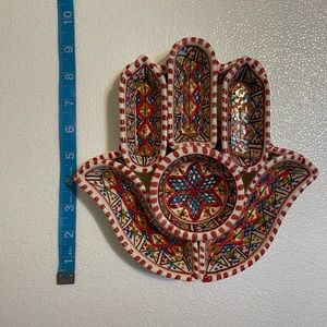 Kamsah Ceramic Hand-drawn Serving Bowl